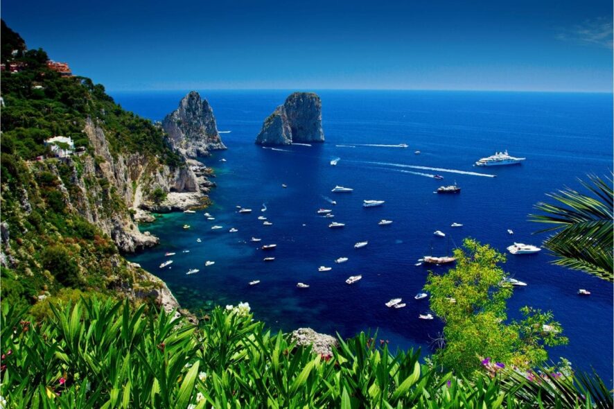 day trip by boat to Capri