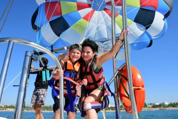 Amalfi Coast parasailing flight