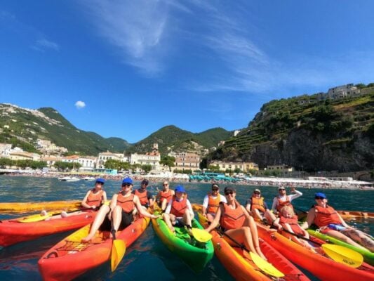 Maiori Kayak Tour of Caves and Beaches