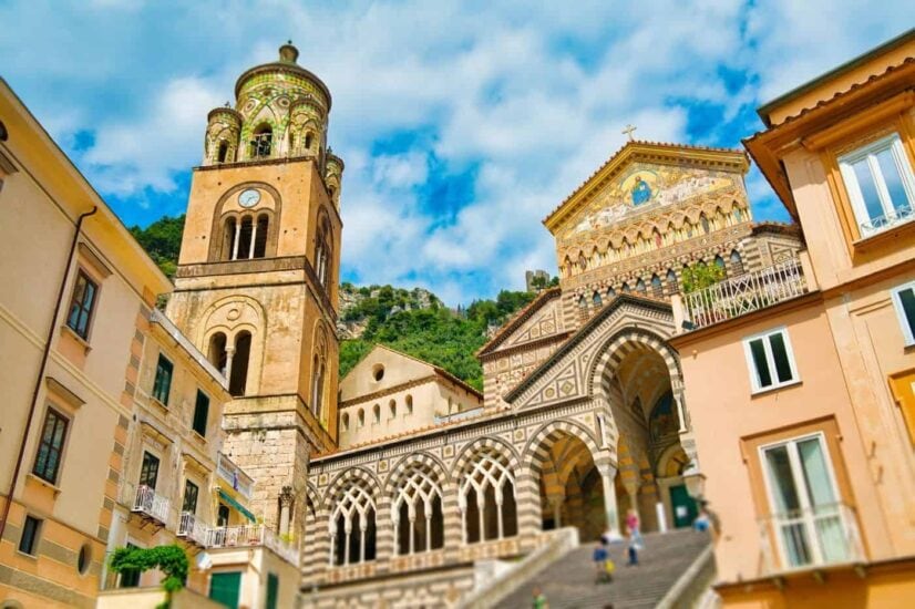 St Andrew's Cathedral dominates Amalfi's main square